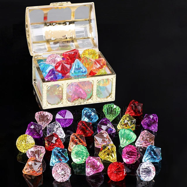 30Pcs Diving Gems Pool Toys For Kids Ages 4 To 8  8 To 12  Pool Diving Toy With
