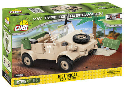 COBI 2402 VW tipo 82 Carrello portavasi Dak WWII 195 elementi costitutivi/1 personaggio Nuovo Ovp Top 