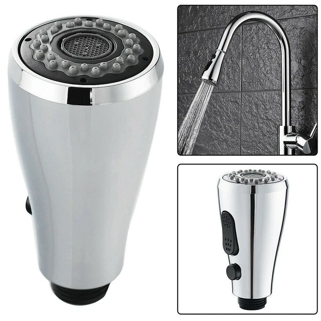 Pull Out Spray Head Replace Universal Kitchen Sink Faucet Basin Mixer Tap Silver 3