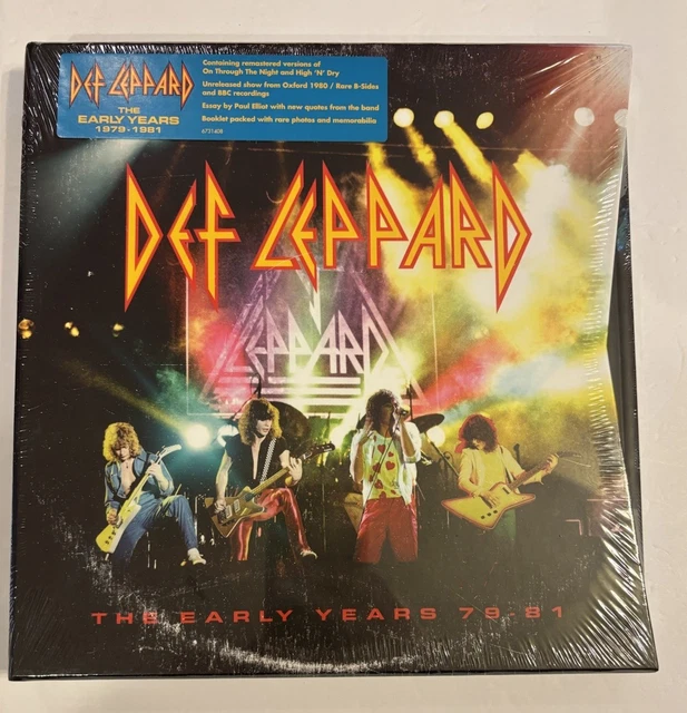 DEF LEPPARD THE Early Years 5 CD Box Set on Through High Dry BBC