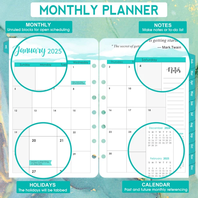 Planner Refills 2025