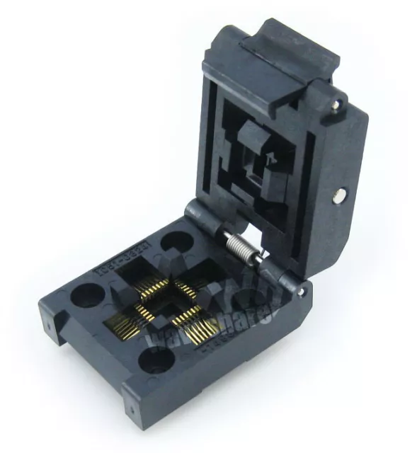 QFP32 TQFP32 IC51-0324-1498 QFP Yamaichi IC Test Burn-in Socket Adapter 0.8Pitch