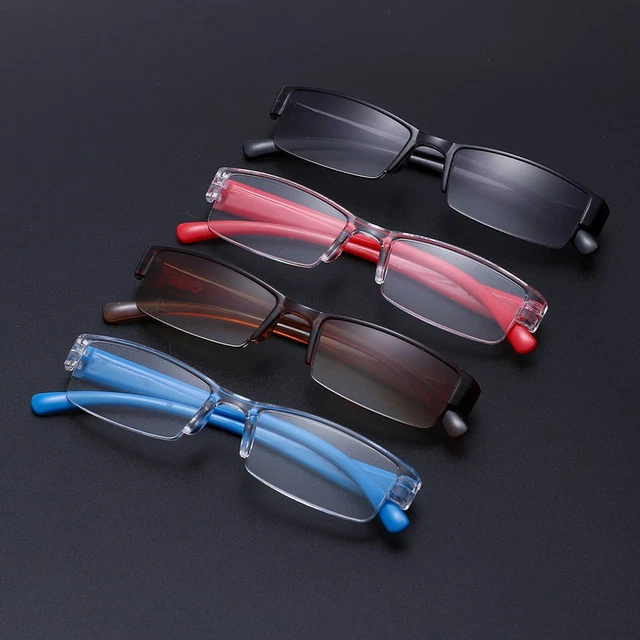 Lens Ultra-light Reading Glasses Half Frame Readers Eyewear Presbyopic Glasses