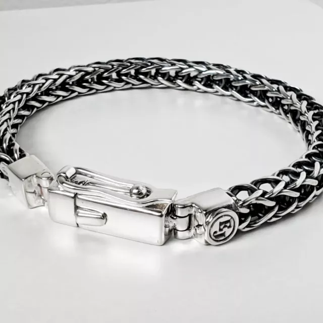 Bracciale in argento sterling 925 realizzato a mano: stile e qualità