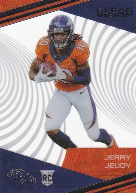 Jerry Jeudy 2020 Panini Chronicles Clear Vision Rookie
