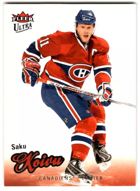 2008-09 Ultra Saku Koivu Montreal Canadiens #32