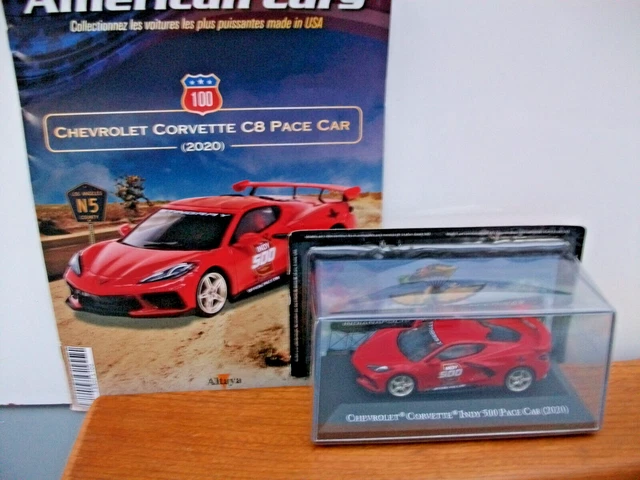 Modèle Réduit Altaya Chevrolet Corvette C8 Pace Car 2020 – échelle 1/43, Neuf