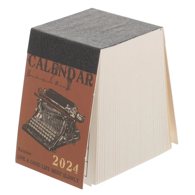 2024 DESK TEAROFF Daily Calendar for Office/Home 7.72 PicClick