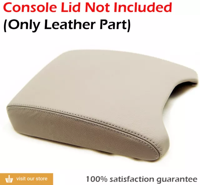 Center Console Armrest Leather Synthetic Cover for 2000-2006 BMW X5 E53 Beige 2