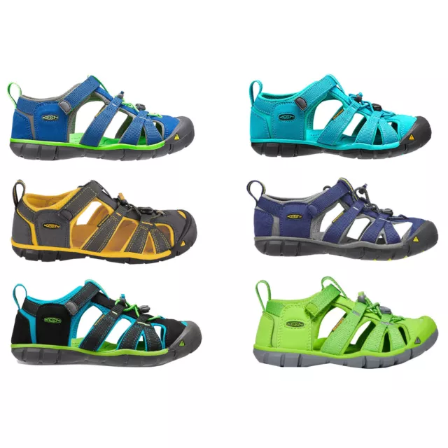 Keen Seacamp Kinder-Sandalen Outdoor-Schuhe Trekking-Wander-Sandaletten Jungen