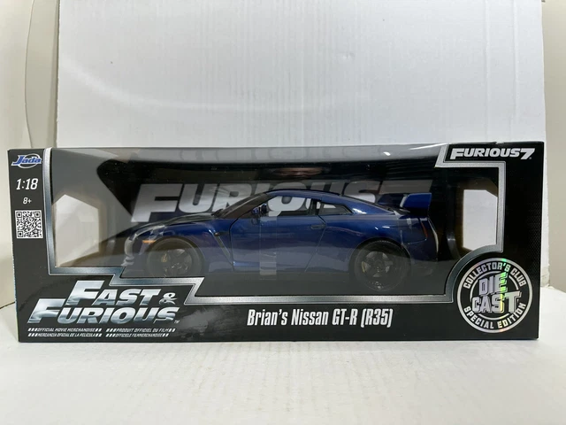 Voiture Miniature GTR R35 Fast And Furious - 1/24 - Portes, Capot Et Coffre Ouvrants - Métal - 4