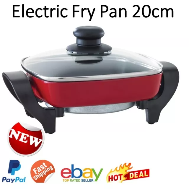 Healthy Choice 1500W 7.2L Non Stick Stone Electric Fry Pan w/Temperature  Control