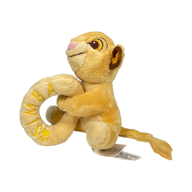 SIMBA PLUSH THE Lion king Disney Store Genuine Rattle Soft Toy | 6