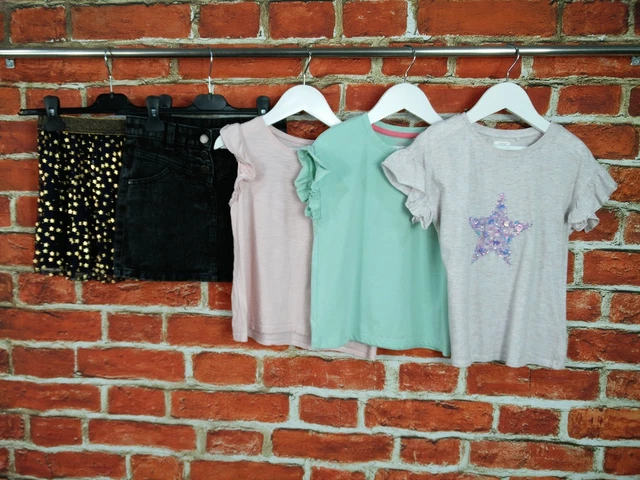 Girls Bundle Age 6-7 Years Gap Next Skirt T-Shirt Party Denim Christmas 122Cm