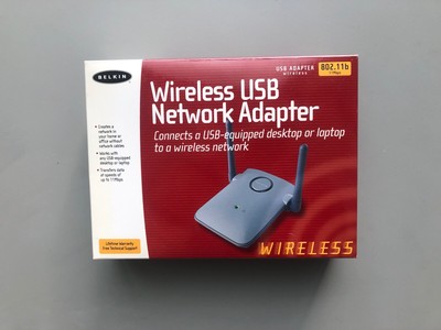 Belkin 802.11b Wireless USB Network Adapter/11 Mbps 