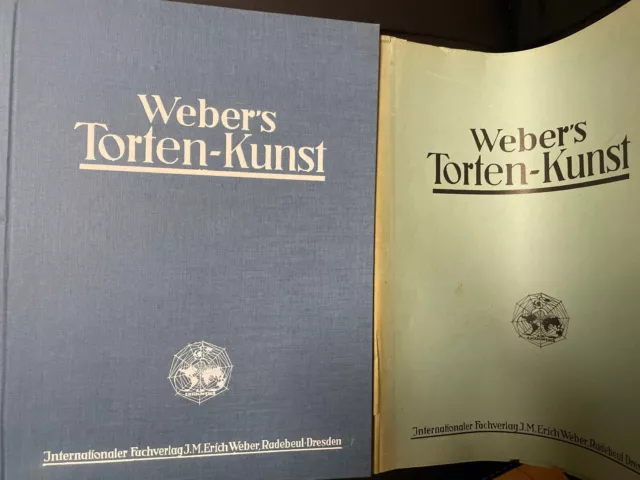 Torten-Kunst - Konditoreibuch antik 1943, Weber, J. M. Erich