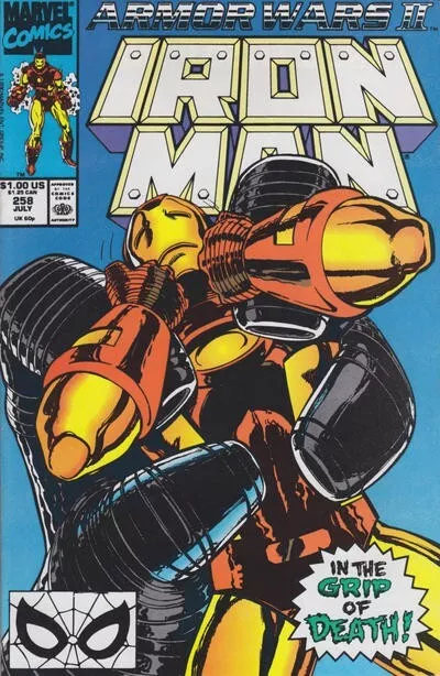Iron Man, The Invincible #258 Marvel Comics 07/90 (VF 8.0/Stock Photo)