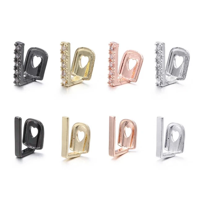 Tooth Caps Hip Hop Teeth Grillz Single Clips Grillz Top & Bottom Grillz