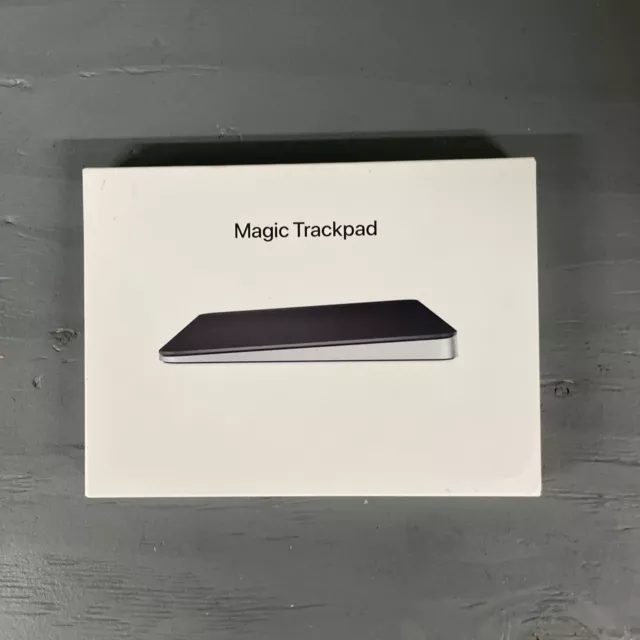 Apple Magic Trackpad Black A1535 New 2022 Model Version MMMP3AM/A Silver Base
