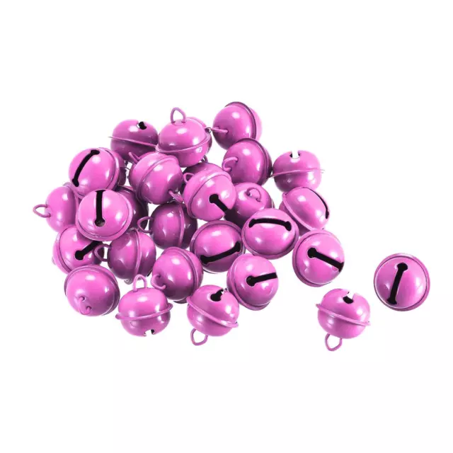 Cascabeles, 22mm 48uds Arte Campanas para DIY Festival Decoración, Rosa Rojo