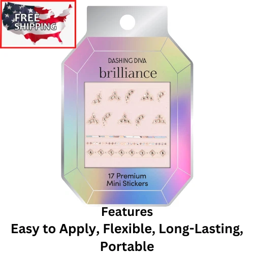 Dashing Diva Brilliance Premium Jewel Nail Art Glow Up