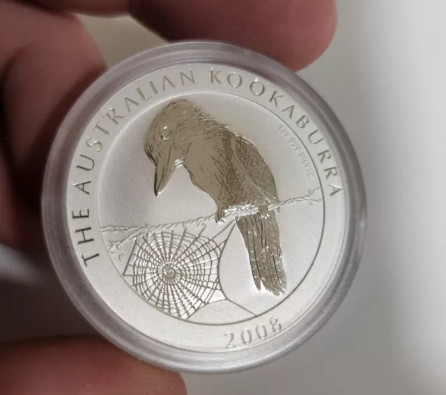 2008 Kookaburra 1oz Silver Coin