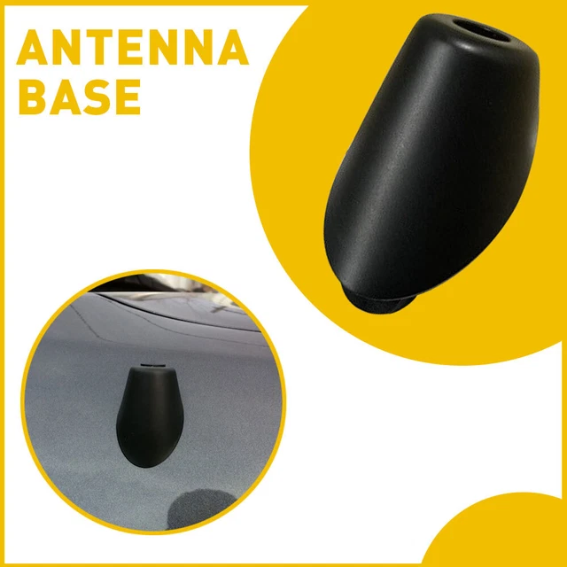Antenna Black Bezel Ornament Mounted Fender Base For Toyota FJ Cruiser