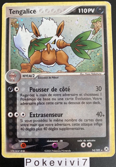 Pokemon Card TENGALICE 14/101 Holo Block EX Forgotten Legends FR