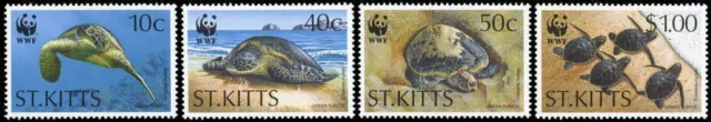 1995, St. Kitts Nevis, 390-93, ** - 1805283