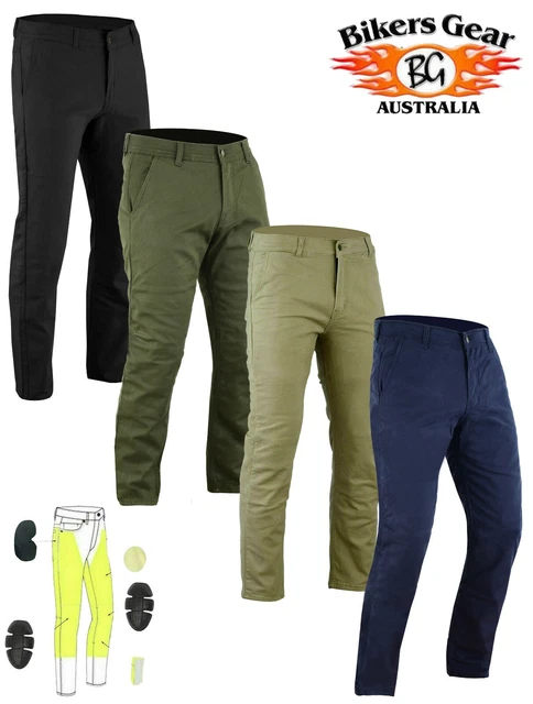 Pantaloni da moto cinesi Australian Biker Gear da uomo jeans con kevlar