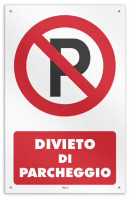 Tripke® - Cartello di grandi dimensioni per parcheggio privato, in alluminio, 30 x 42 cm, stabile cartello in alluminio con protezione UV, blu