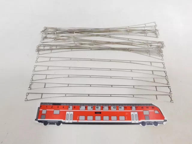 DH107-0, 5 #20x Märklin H0 AC 7018 Catenary Wire Sections 270 MM for Ol Mint