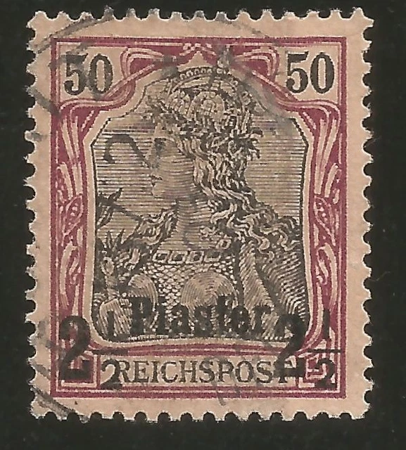 Deutschen Post In Der Turkei 2.5 Pi Marke Gebraucht 1900 Stempel Beirut Lebanon