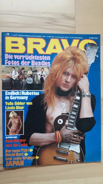 BRAVO Nr.29 vom 7.7.1977 Linda Blair, Japan, Andy Gibb, Bonnie Tyler, Rubettes