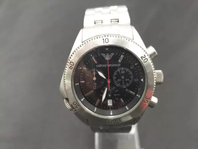 Emporio Armani Quartz Analog Watch / Ar-0546 #11008 Wristwatch