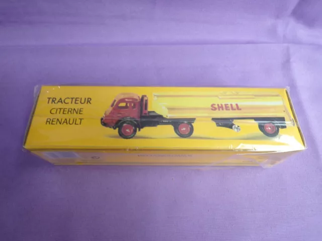 Camion Tracteur Renault Et Remorque Citerne Shell Cij Norev 3/72/00