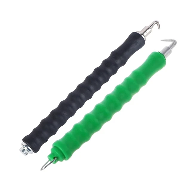 GZXYUAN 4 pezzi Easy Hook Loop Tyer gancio in plastica Slamatore cravatta da pesca veloce chiodo manuale nodo legatura strumento di pesca set di livello per pesca a mosca