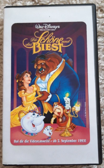 Disney Die Schöne Und Das Biest Vhs RAR: VHS DISNEY'S DIE SCHÖNE & DAS BIEST Zeichentrickfilm