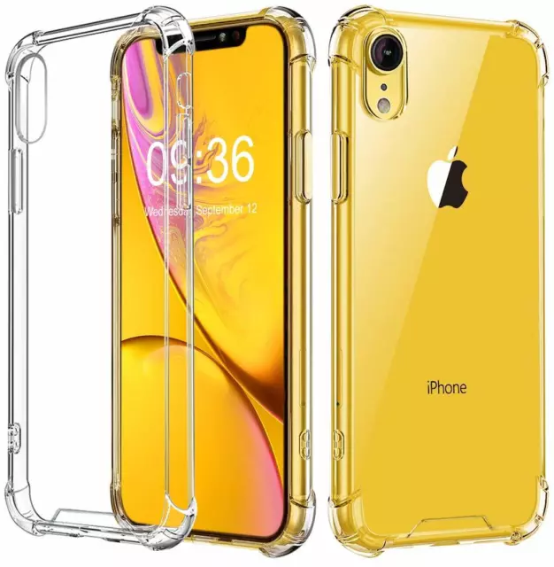 Coque Iphone 14 13 12 11 Xr 7 8 Se Tpu Antichoc Renforcé Etui Housse Protection