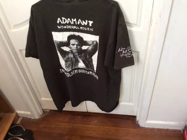 Adam Ant Wonderful Tour 95 T Shirt XL Rare Used Ants *Has Some Stains*