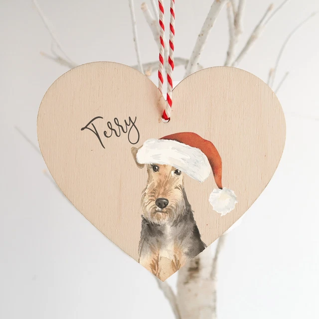 Welsh Terrier Ornament - Christmas Ornament - Dog Owner Gift - Christmas Dog Dec