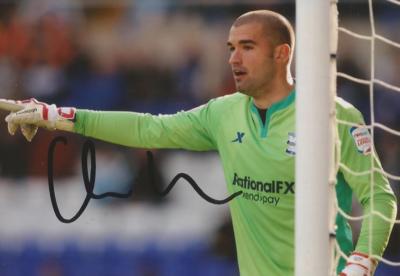 Birmingham: Boaz Myhill Signed Action Photo+Coa