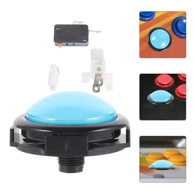 ARCADE PUSH BUTTON Switch with Light Elderly Push-button Game Machine ...
