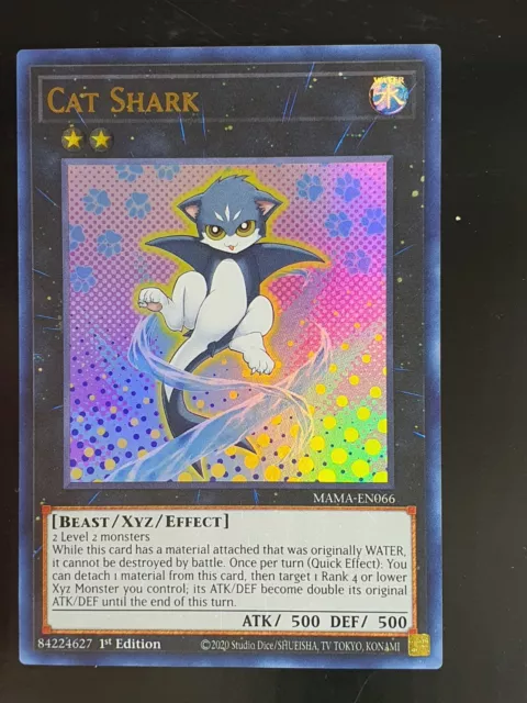 Cat Shark MAMA-EN066 Ultra Rare 1st Edition Yugioh Card 2