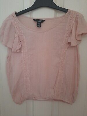 Girls New Look Pink Top Age 13 years x