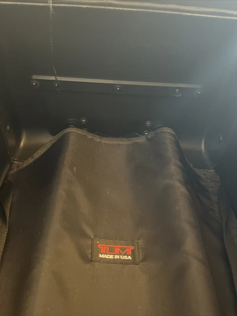 TUMI 23"  Black Nylon Carry On luggage rolling wheeled suitcase upright Alpha 10