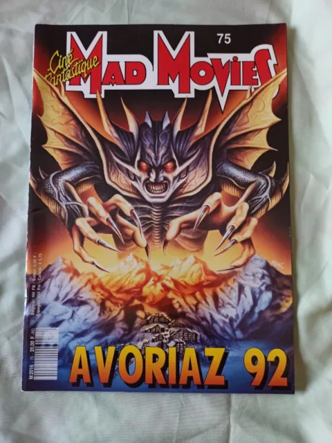 Ciné Fantastique MAD MOVIES  n° 75  - 1992 -  SPECIAL AVORIAZ 1992  FREDDY 6  La