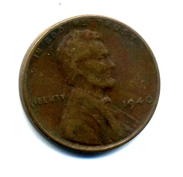 Lincoln Head Wheat Cent 1940 P Average Circulated United States Penny Coin #8109