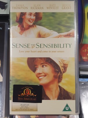 SENSE AND SENSIBILITY VHS Video Tape - Emma Thompson 1995 £4.99