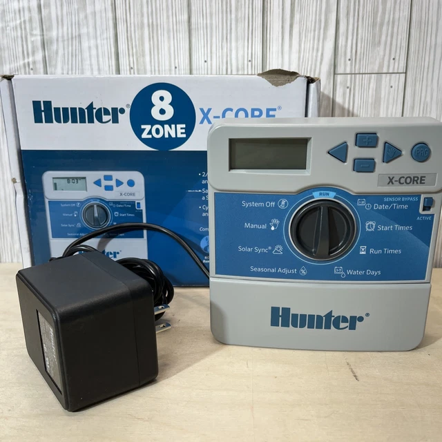 HUNTER XC600I XCORE Indoor Controller Timer 6 Stations Zones Xcore